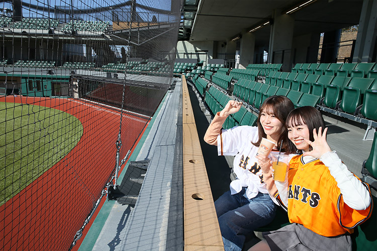 3塁側内野指定Aカウンター席